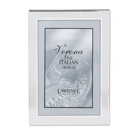Blueprints Brushed Silver 4x6 Metal Picture Frame BL92285